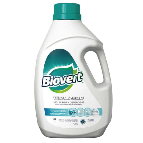 Biovert Laundry Detergent HE - Fragrance Free 4.43 L - YesWellness.com