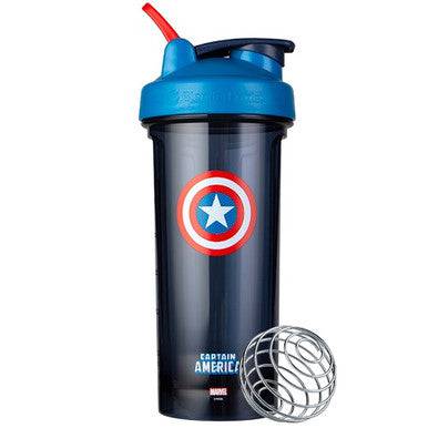 Blender Bottle Pro Series 28oz Marvel Captain America - YesWellness.com