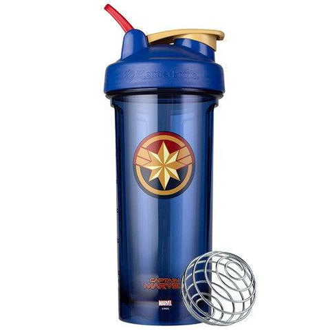 Blender Bottle Pro Series 28oz Marvel Captain Marvel - YesWellness.com