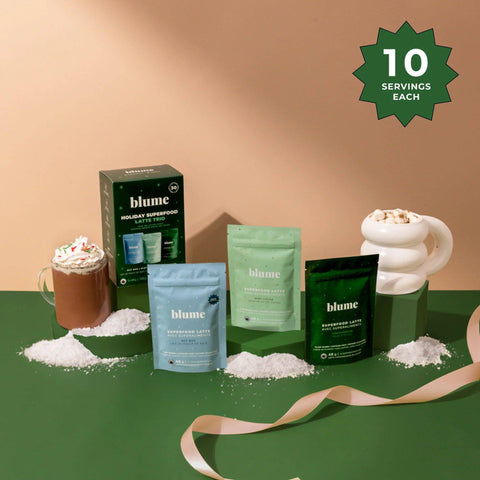 Blume Holiday Superfood Latte Blend Trio Set Edition