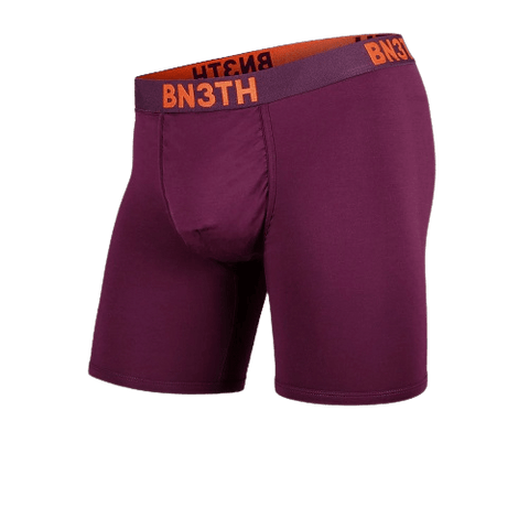 BN3TH Classic Boxer Brief Solid Cabernet/Orange - YesWellness.com