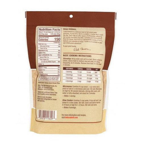 Bob's Red Mill Creamy Brown Rice Hot Cereal 737g - YesWellness.com