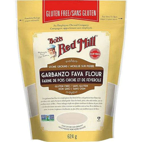 Expires July 2024 Clearance Bob's Red Mill Gluten Free Garbanzo & Fava Flour 624g - YesWellness.com