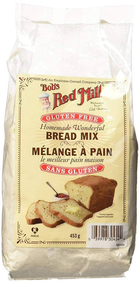 Bob's Red Mill Gluten Free Homemade Wonderful Bread Mix 453g - YesWellness.com