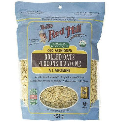Bob's Red Mill Organic Old Fashioned Rolled Oats 454g - YesWellness.com