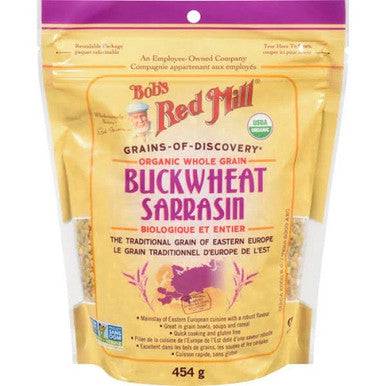 Bob's Red Mill Organic Whole Grain Buckwheat Groats Raw 454g - YesWellness.com