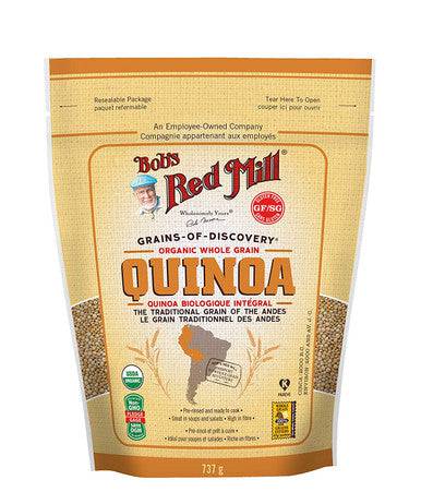 Bob's Red Mill Organic Whole Grain Quinoa 737g - YesWellness.com