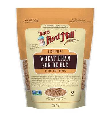 Bob's Red Mill Unprocessed Miller's Wheat Bran 227g - YesWellness.com