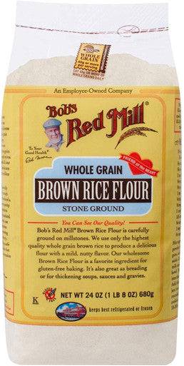 Bob's Red Mill Whole Grain Stone Ground Brown Rice Flour 680g - YesWellness.com