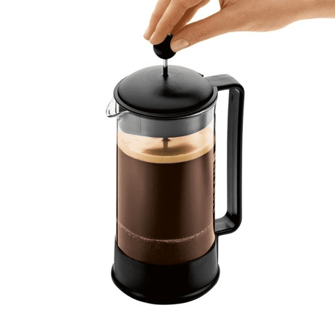 Bodum Brazil French Press Coffee Maker with Symmetrical Handle - Black - YesWellness.com
