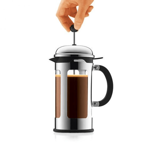 Bodum Chambord French Press Coffee Maker - Stainless Steel - YesWellness.com