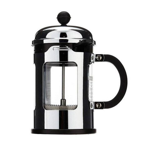 Bodum Chambord French Press Coffee Maker - Stainless Steel - YesWellness.com