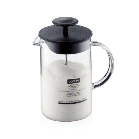 Bodum Latteo Milk Frother with Glass Handle - 0.25L, 8oz - YesWellness.com