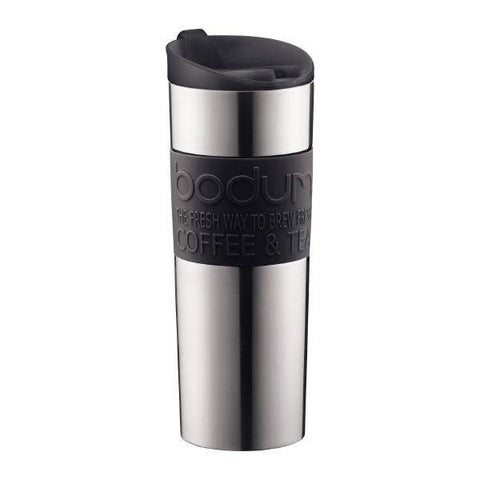 Bodum Stainless Steel Vacuum Travel Mug - 0.45L, 15oz - YesWellness.com
