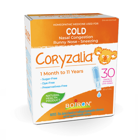 Expires February 2026 Clearance Boiron Children's Coryzalia Cold 30 x 1mL
