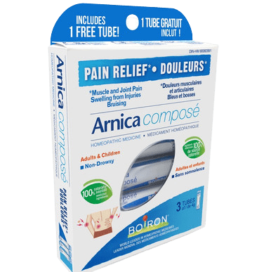 Boiron Composé Pain Relief Arnica 3 x 4g Tubes - YesWellness.com