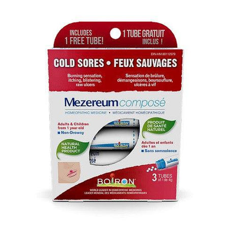 Boiron Mezereum Composé 3 x 4g Tubes - YesWellness.com