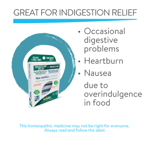 Boiron Nux Vomica Compose Indigestion Relief 3 x 4g Tubes - YesWellness.com