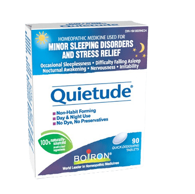 Boiron Quietude - Sleep & Stress Aid 90 Quick Dissolving Tablets - YesWellness.com