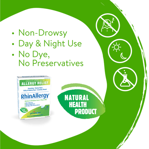 Boiron RhinAllergy Allergy Relief - 60 Quick-Dissolving Tablets - YesWellness.com