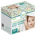 Expires April 2026 Clearance Boo Bamboo Baby Wipes 100% Bamboo 800 Count