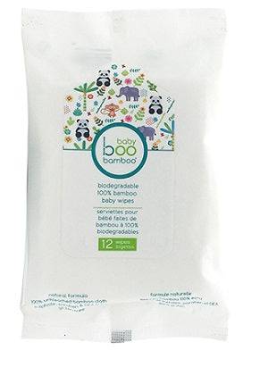 Expires March 2026 Clearance Boo Bamboo Baby Wipes 100% Bamboo - 12 Count
