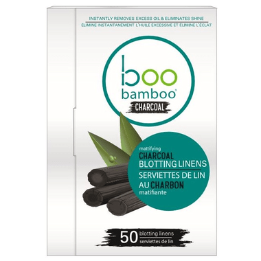 Boo Bamboo Charcoal Blotting Linens 50 Count - YesWellness.com