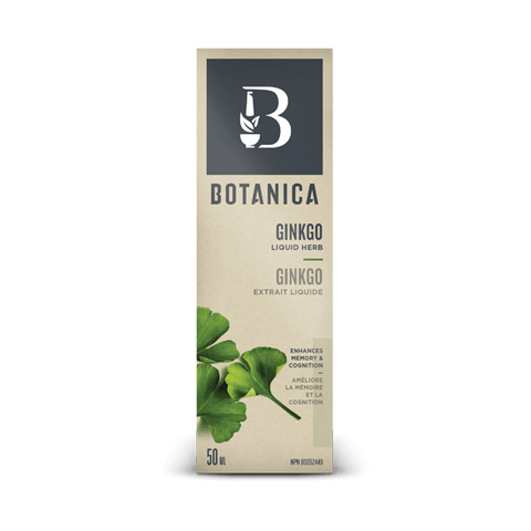 Botanica Ginkgo Liquid Herb 50mL - YesWellness.com