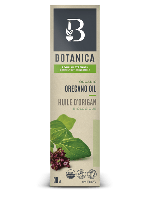 Botanica Organic Oregano Oil Regular Strength 1:3 - YesWellness.com