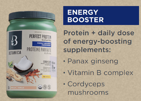 Botanica Perfect Protein Elevated Energy Booster Vanilla 574 g - YesWellness.com