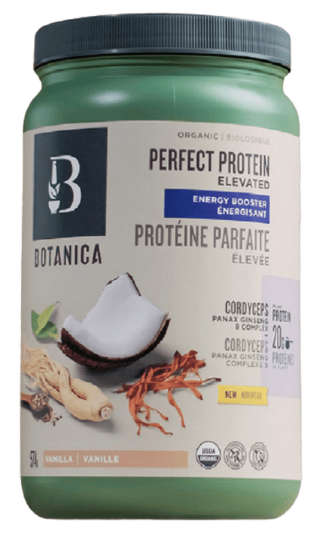 Botanica Perfect Protein Elevated Energy Booster Vanilla 574 g - YesWellness.com