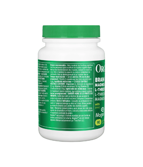 Organika Magtein Magnesium L-Threonate 90 Vegetarian Capsules