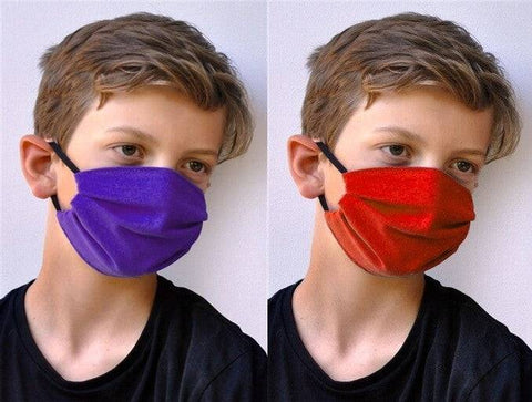 Brave Face Fraser Organic Reusable Face Mask for Kids (Assorted Colours) - YesWellness.com