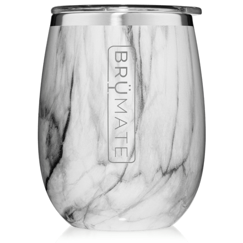 Brumate Uncork'D XL Wine Tumbler 14oz - Carrara - YesWellness.com