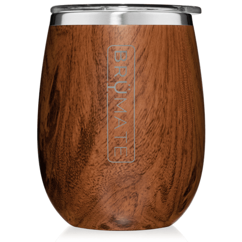 Brumate Uncork'D XL Wine Tumbler 14oz - Walnut - YesWellness.com