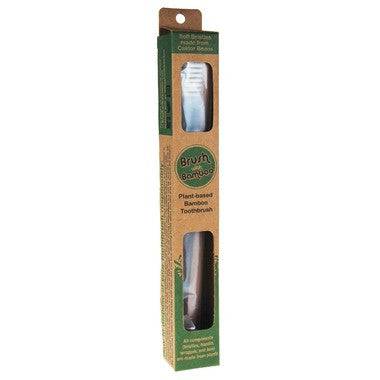 Brush With Bamboo Adult Toothbrush 1 Count - YesWellness.com