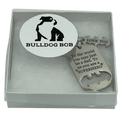 Bulldog Bob Superhero Dad Keychain with Gift Box - YesWellness.com