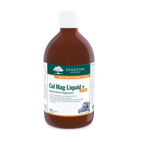Genestra Cal Mag Liquid+ Complex (formerly Cal Mag Berry Liquid +) Flavour 450mL