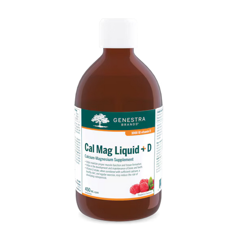 Genestra Cal Mag Raspberry Liquid 450mL