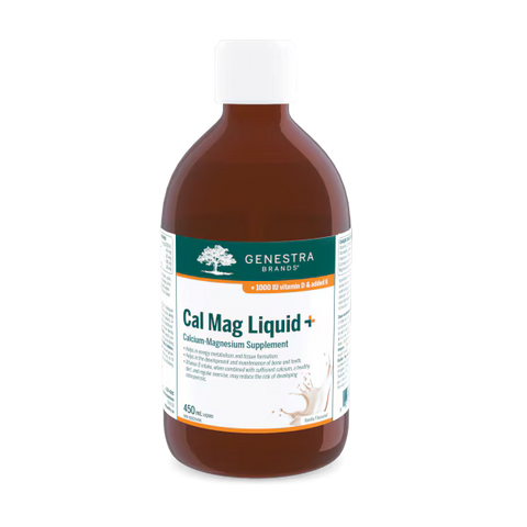 Genestra Cal Mag Vanilla Liquid + 450mL