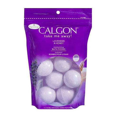 Calgon Take Me Away Moisturizing Bath Fizzies Lavender & Honey - 8 Fizzies - YesWellness.com