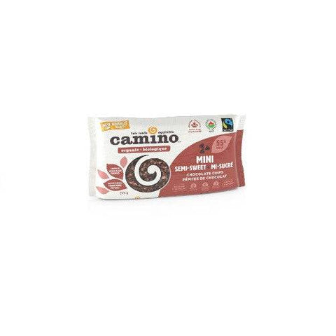 Camino Organic 55% CACAO Semi-Sweet Mini Chocolate Chips 225g - YesWellness.com
