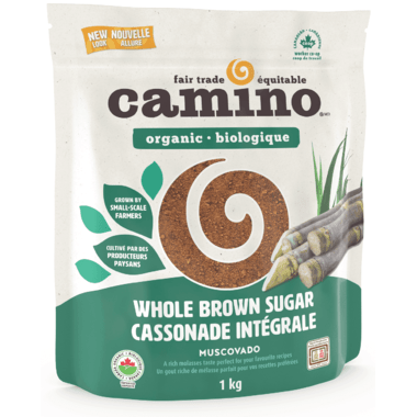 Camino Organic Whole Brown Sugar Muscovado 1kg - YesWellness.com