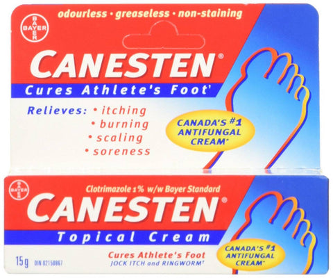 Canesten Cures Athletes Foot Topical Cream - YesWellness.com
