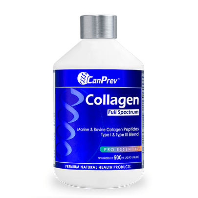 CanPrev Collagen Full Spectrum Liquid 500mL - YesWellness.com