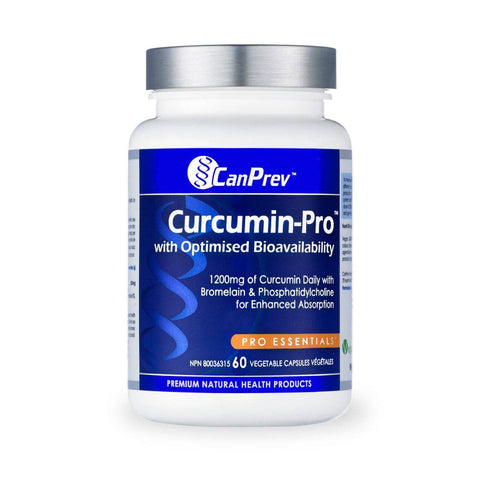 CanPrev Curcumin-Pro with Optimized Bioavailability 60 veg capsules - YesWellness.com