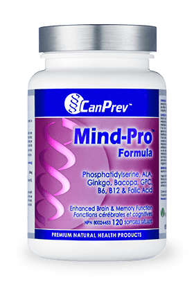 CanPrev Mind-Pro Formula 120 veg capsules - YesWellness.com
