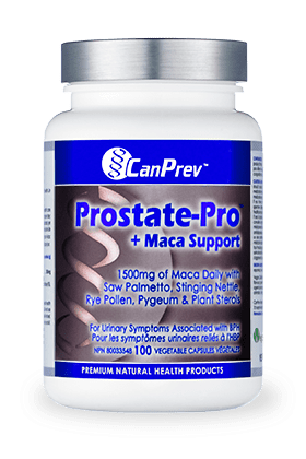 CanPrev Prostate-Pro + Maca Support 100 veg capsules - YesWellness.com