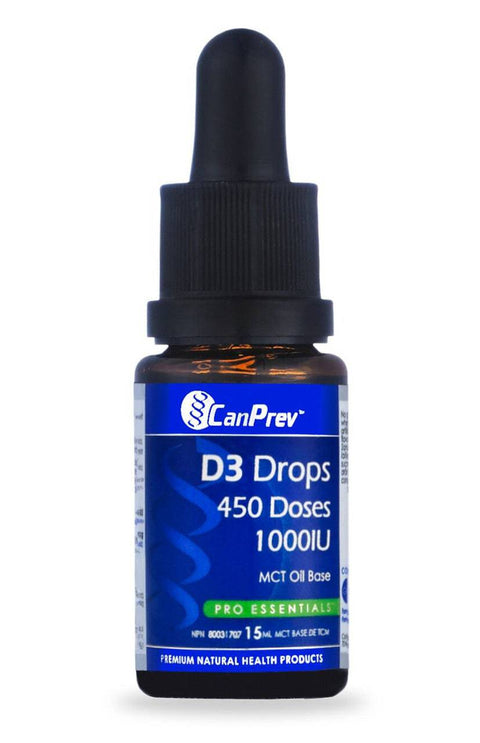 CanPrev Vitamin D3 Drops 15 ml - YesWellness.com