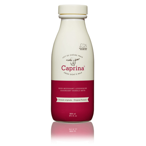 Caprina by Canus Fresh Goat's Milk Legendary Bubble Bath Original Formula 800mL - YesWellness.com